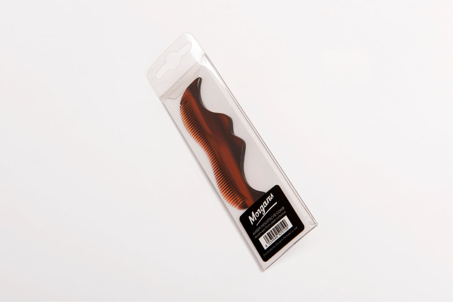 Morgan's Moustache Comb - Amber