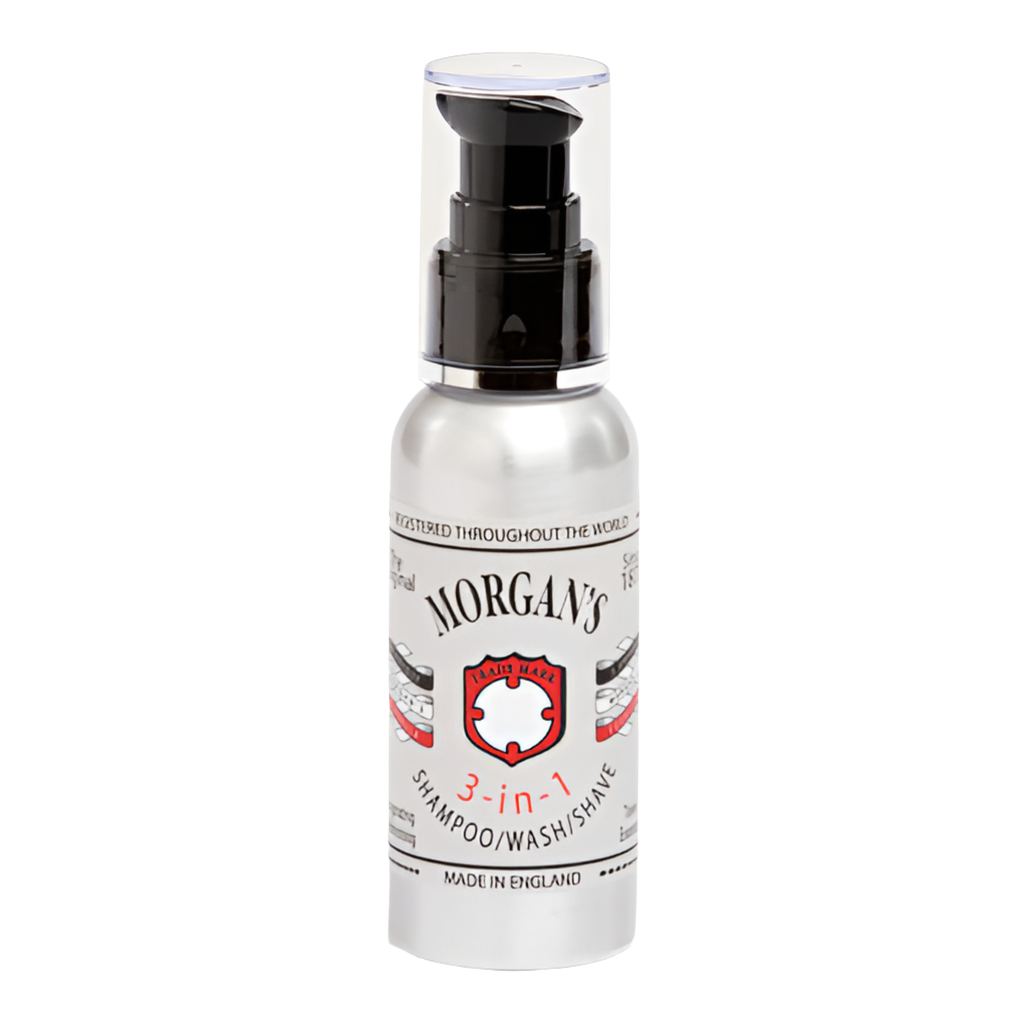 Morgan's 3-in-1 Shampoo, Wash and Shave