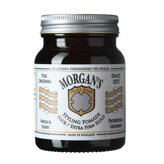 Morgan's vaniļas un medus pomādes īpaši stingra noturība (balta etiķete)