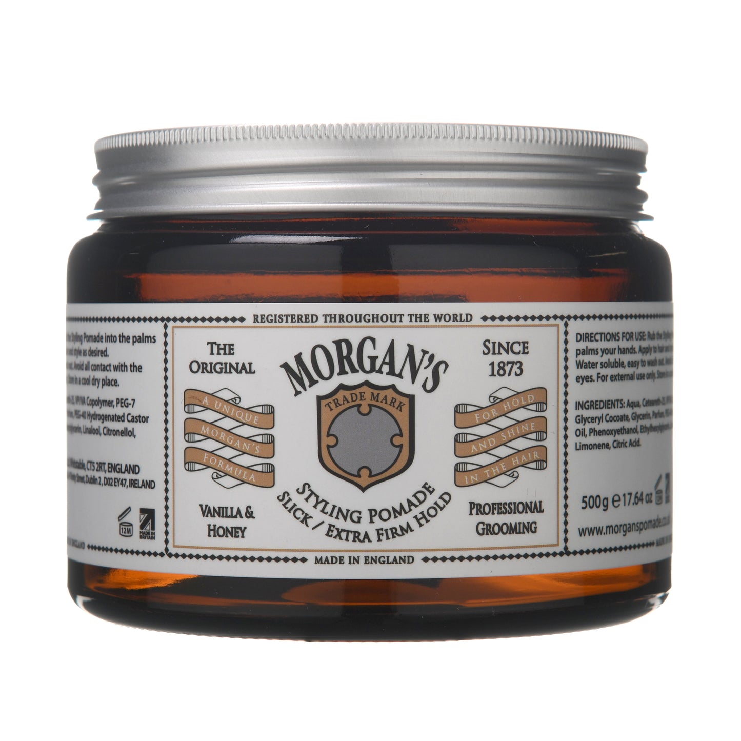 Morgan's Vanilla & Honey Pomade Extra Firm Hold (White Label)