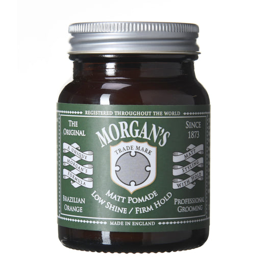 Матовая помада Morgan's Matt Pomade для слабого блеска и сильной фиксации (зеленая этикетка)