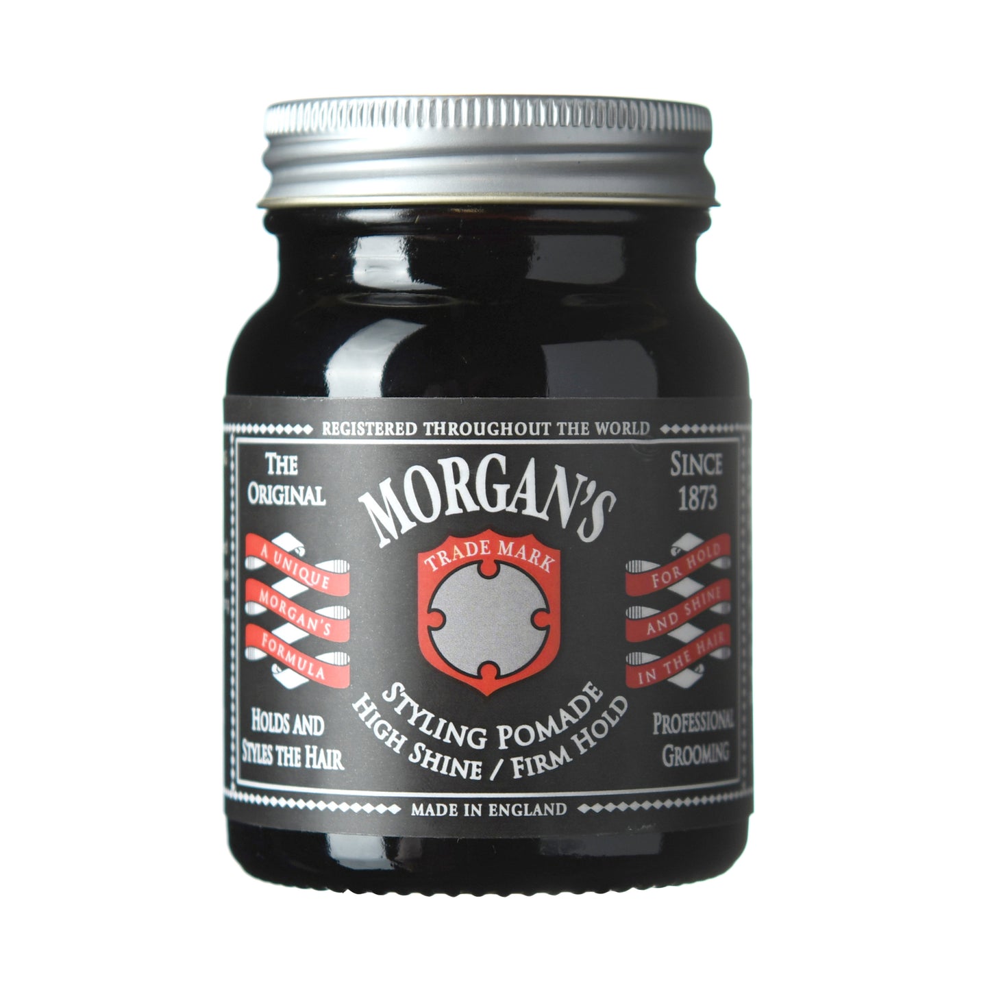 Morgan's Pomade High Shine / Firm Hold (melna etiķete)